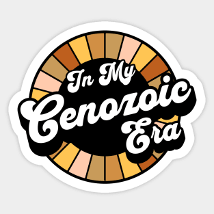Earth Science - Cenozoic Era - Geology Sticker